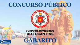 Concurso Bombeiros TO 2022: gabarito saiu pelo Cebraspe nesta terça, 14