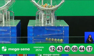 Resultado da Mega-Sena 2574 de 16/03 - Fonte: Caixa