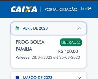 Portal Cidadão mostra valor do Bolsa Família em abril Portal Cidadão mostra valor do Bolsa Família em abril