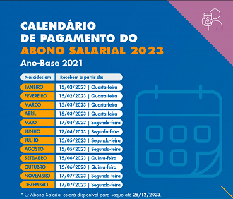 Calendário Pis/Pasep terá novos depósitos em maio.