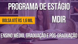 Processo Seletivo Ministério da Integração (MDIR) 2023: Inscrições abertas para nível médio e superior Processo Seletivo Ministério da Integração (MDIR) 2023: Inscrições abertas para nível médio e superior