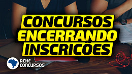 86 concursos encerram inscrições para 8 mil vagas na semana de 15 a 19 de maio 86 concursos encerram inscrições para 8 mil vagas na semana de 15 a 19 de maio