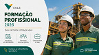 Programa Formação Profissional da Vale 2026: inscrições abertas Programa Formação Profissional da Vale 2026: inscrições abertas