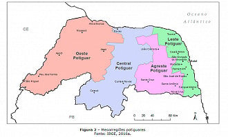 Mesorregiões do RN - Fonte: IBGE