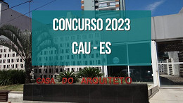 Concurso CAU-ES vem aí! Banca é contratada e edital sai em breve Concurso CAU-ES vem aí! Banca é contratada e edital sai em breve