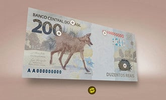 Verso da nota de R$ 200 - Fonte: Banco Central