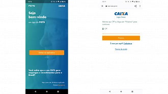 Login no App FGTS se dá pelo CPF e senha da CAIXA - Reprodução