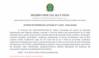 Cebraspe será a banca responsável pelo novo concurso CNPq