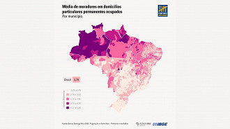 Créditos: Divulgação/IBGE Créditos: Divulgação/IBGE