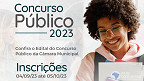 Concurso da Câmara de São Tiago-MG 2023 abre 8 vagas de até R$ 2,5 mil
