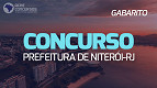 Gabarito oficial do concurso de Niterói-RJ sai pela FGV Gabarito oficial do concurso de Niterói-RJ sai pela FGV