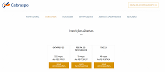 CEBRASPE realiza neste momento concursos para DATAPREV, PGE/PA e Petrobras (TBG) - Reprodução