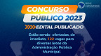 Concurso Prefeitura de Paraopeba MG 2023 - Edital e Inscrição