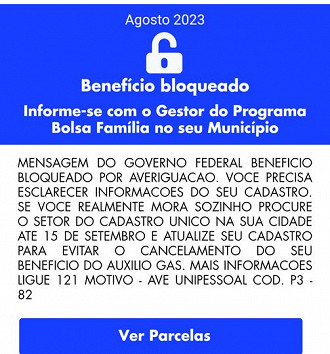 Bolsa Família bloqueado em Agosto Bolsa Família bloqueado em Agosto