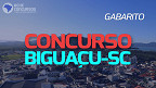 Gabarito de Biguaçu-SC 2023 sai pelo IESES