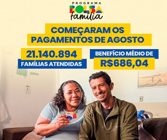 Bolsa Família de Agosto chega a 21,1 milhões de pessoas - Foto: MDS