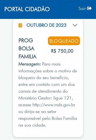Portal Cidadão mostra situação do Bolsa Família em outubro Portal Cidadão mostra situação do Bolsa Família em outubro