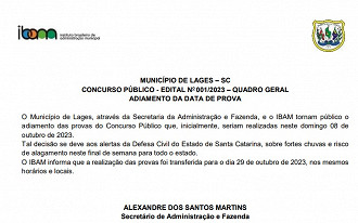 Créditos; Divulgação/Pref. Lages-SC Créditos; Divulgação/Pref. Lages-SC