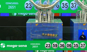 Veja os números sorteados no Concurso 2656 da Mega-Sena