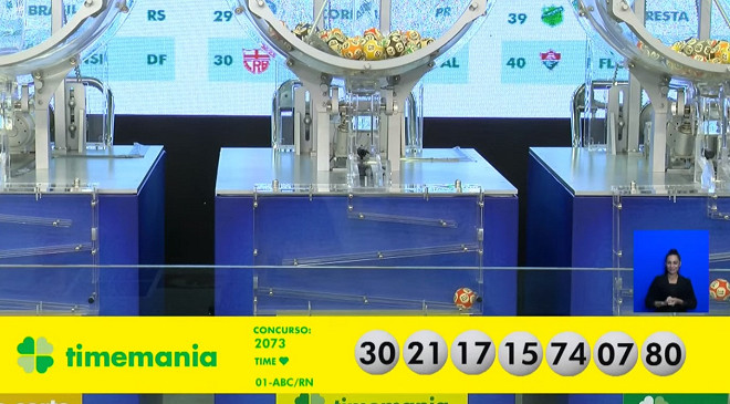 Timemania hoje: veja resultados e ganhadores