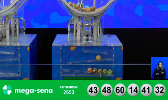 Mega-Sena 2653 de 07/11 - Fonte: Caixa