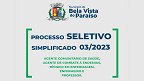 Processo Seletivo Prefeitura de Bela Vista do Paraíso-PR 2023