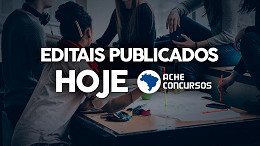 Concursos do dia: Editais publicados hoje (29/11) Concursos do dia: Editais publicados hoje (29/11)