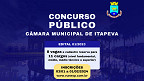 Concurso da Câmara de Itapeva-SP abre 8 vagas de até R$ 6,3 mil Concurso da Câmara de Itapeva-SP abre 8 vagas de até R$ 6,3 mil