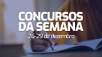 Concursos da última semana do ano: 15 editais abrem inscrições para 4.400 vagas