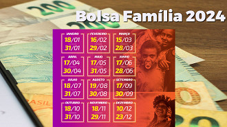 Bolsa Família de 2024 começa dia 18 de janeiro - Foto: MDS