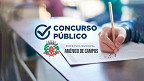 Concurso Américo de Campos-SP 2024: Saiu edital com salários de até R$ 3,3 mil