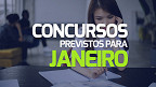 Veja quais concursos estão previstos para o mês de janeiro de 2024