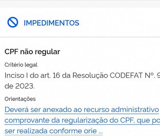 Abono Pis não habilitado por CPF não regular