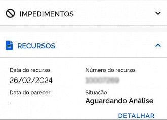 Recurso administrativo no site do MTE