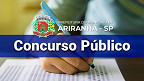 Prefeitura de Ariranha-SP tem concurso aberto