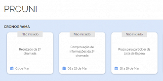 Resultado da 2ª chamada do Prouni 2024 sai em 1º de março