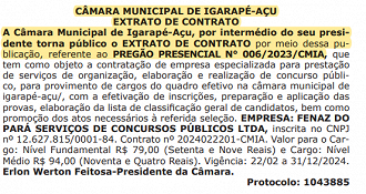 Banca organizadora contratada: Fenaz do Pará Banca organizadora contratada: Fenaz do Pará
