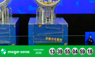 Caixa sorteia Mega Sena 2696 de R$ 206 milhões com quase 2h de atraso - Fonte: Caixa