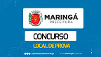 Concurso Maringá-PR 2024 libera consulta aos locais de prova