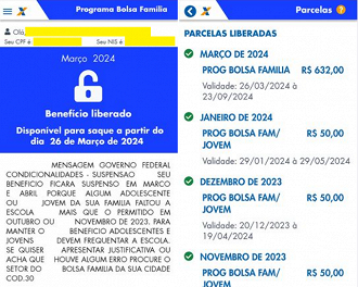 Bolsa Família suspenso por dois meses