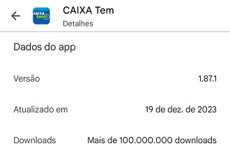 Como atualizar o aplicativo Caixa Tem