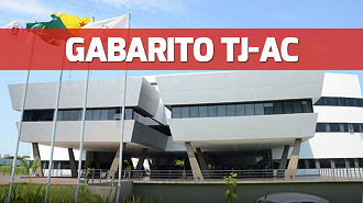 Gabarito TJAC sai pelo Instituto Verbena na segunda (25). Imagem: Divulgação.