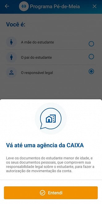 Pé de Meia: desbloqueio da conta do estudante pode ser feito na agência