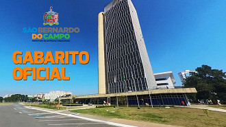 Gabarito do concurso São Bernardo do Campo-SP sai pela Vunesp no dia 12.