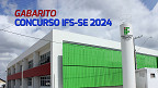 Gabarito Oficial IFS-SE 2024