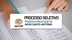 Processo Seletivo aberto em Novo Santo Antônio-MT tem 38 vagas