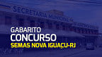 Gabarito SEMAS Nova Iguaçu-RJ 2024 sai pelo Instituto Consulplan