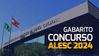 Gabarito ALESC 2024 sai pela FGV na terça-feira