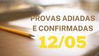 Veja concursos adiados e confirmados para domingo, 12 de Maio