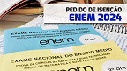 Enem 2024: Resultados dos pedidos de isenção são divulgados Enem 2024: Resultados dos pedidos de isenção são divulgados